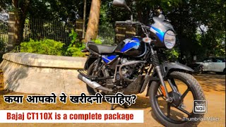 New 2021 BAJAJ CT110X Walkaround Review Price amp Mileage [upl. by Enar]