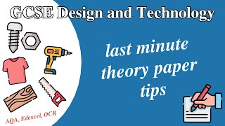 GCSE Design Technology LAST MINUTE ADVICE [upl. by Zeugirdor130]