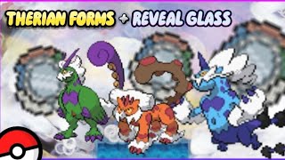 HOW TO GET THUNDURUS LANDORUSM AND TORNADOS THERIAN FORMS  REVEAL GLASS [upl. by Herminia]