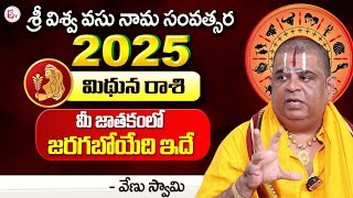 Rasi Phalalu 2025  Astrologer Venu Swamy  Mithuna Rashi 2025  Horoscope Predictions In Telugu [upl. by Jaclyn548]