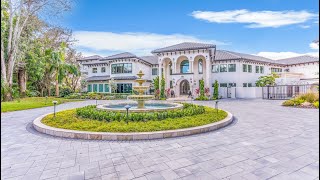 13323 Rosewood Lane Naples FL 34119 mega mansion is for sale in Quail Creek golf community [upl. by Sukul166]