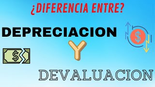 Diferencia entre depreciación y devaluación como afectan el poder adquisitivo [upl. by Drawyeh]