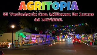 Arizona’s Best Neighborhood To See Christmas 🎄Lights  Agritopia Gilbert Arizona  Luces Navideñas [upl. by Nason]