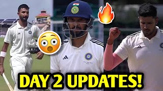 INDIA A vs D amp INDIA B vs C  Duleep Trophy DAY 2 Highlights 🔥 India Cricket News Facts [upl. by Keli563]