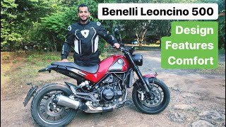 2019 Benelli Leoncino 500 Review  Design Comfort amp Features Hindi  English [upl. by Hsoj]