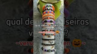 Versão halloween 🎃🧡 beads nflopa bracelet [upl. by Metabel]