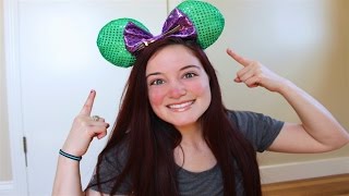 DIY DISNEY MICKEY MOUSE EARS TUTORIAL [upl. by Marvella]