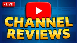 How to Get More Subscribers on YouTube  FREE LIVE CHANNEL REVIEWS [upl. by Enyalb670]