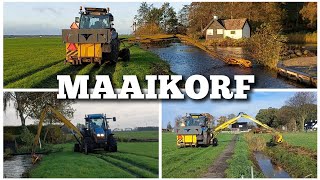 Sloten én vijver schoonmaken met maaikorf  Boer Gerrit vlogt [upl. by Demakis504]