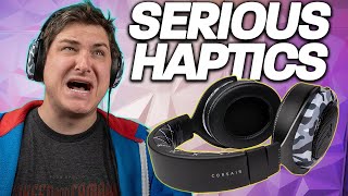 Does It Go Too Far Corsair HS60 Haptic Headset Review  Mic Test [upl. by Zuleika964]