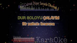 Gönül Teknem Karaoke Müslüm Gürses Ahmet ParlakTürkçe Piano Karaoke [upl. by Odla]