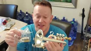 4300 Schilke P54 Compared to 1200 Sizzle Andre Baroque Piccolo Trumpet trumpet [upl. by Erine]