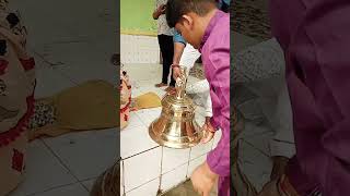 Tikeshwar Mandir mein bada wala ghanti lagane wala hai short video [upl. by Ivens]