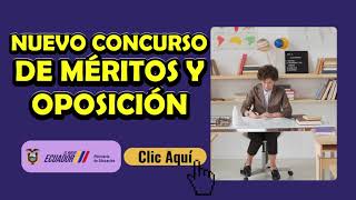 Concurso de Méritos y Oposición para el Ingreso de Docentes [upl. by Sidnac287]