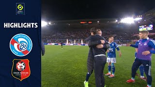 RC STRASBOURG ALSACE  STADE RENNAIS FC 2  1  Highlights  RCSA  SRFC  20212022 [upl. by Gniw]