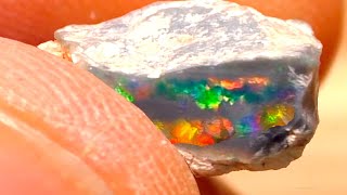 Black Opal BREAKTHROUGH Lightning Ridges Finest Gem [upl. by Pope]