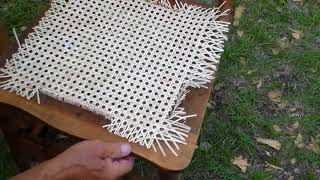 Antique Chairs Restoration Caning [upl. by Daitzman]