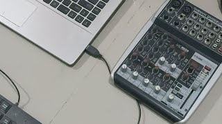 TUTORIAL RTA MENGGUNAKAN MIXER BEHRINGER XENYX QX1002USB [upl. by Annawaj2]