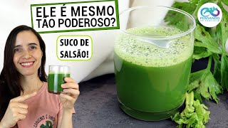 CONHEÇA O SUCO DE SALSÃO QUE DESINFLAMA SEU CORPO SUPER ANTIINFLAMATÓRIO [upl. by Nylinnej]