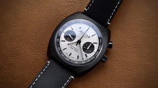 Alpina Startimer Monopusher Chrono Black [upl. by Aneehsak]