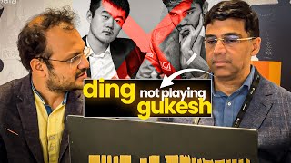 Vishy Anand On Ding Liren Not Facing Gukesh At The Olympiad [upl. by Duer599]