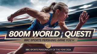 quotKeely Hodgkinson 800m World Record Quest amp BBC Sports Personality of the Year 2024quot [upl. by Darnoc]