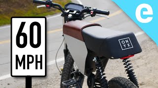 First ride ONYX RCR 60 MPH electric moped [upl. by Camroc110]