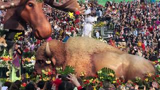 Carnaval de Nice 2022 Bataille des fleurs [upl. by Legyn156]