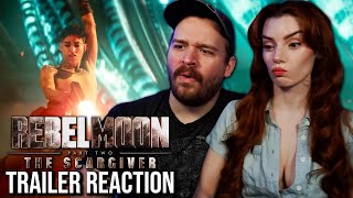 Rebel Moon Part 2 The Scargiver Trailer Reaction [upl. by Nnylatsyrc510]