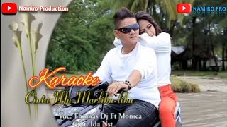 Karaoke Tapsel CINTAMU MARLIKU LIKU Thomas Dj Ft Monica [upl. by Parrisch]