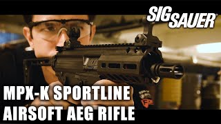 CHEAPEST SMG  SIG Sauer Airsoft MPXK Sportline AEG  RedWolf Airsoft RWTV [upl. by Sale]