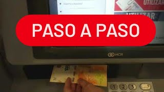 Como DEPOSITAR en cajero Santander Río  Autoservicio [upl. by Aennaej690]