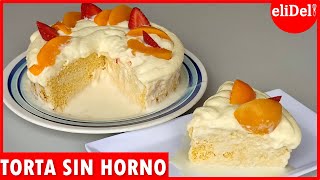 ¡Increíble TORTA sin HORNO con 3 INGREDIENTES sin BAÑO MARIA [upl. by Eudocia]