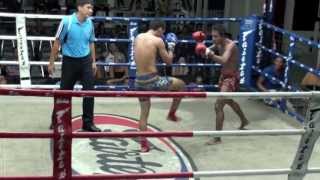 Petdam Tiger Muay Thai vs Pechprasong Lookthamsua  Suwit Stadium 3152013 [upl. by Rosecan]