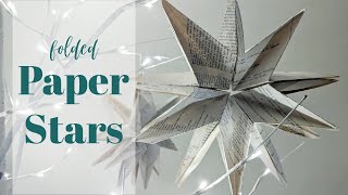 Folded Paper Star [upl. by Pardoes]