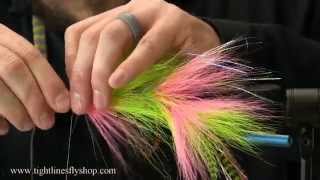 The Muskie Snake Charmer FlyMuskie Fly Tying [upl. by Hollyanne]