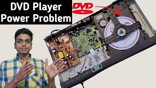 DVD player power Problem  how to fix dvd player no power dvd no disc error [upl. by Ruffi649]