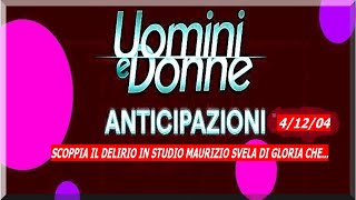 Anticipazioni Uomini e donne Maurizio Gloria scoppia il delirio in studio Mario Cusitore è tornato [upl. by Gmur571]