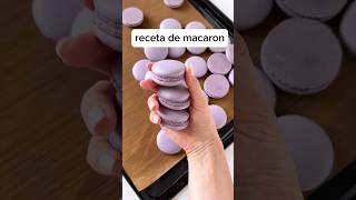 Receta de macarons perfectos reposteria cake macaron postres pasteleria usa españa pastel [upl. by Hadeehuat]