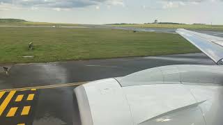 Porter Airlines Embraer E195E2 Takeoff from Halifax [upl. by Gerladina]