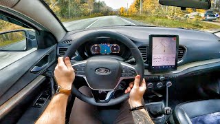 2023 LADA Vesta NG 16 MT  POV TEST DRIVE [upl. by Remas]