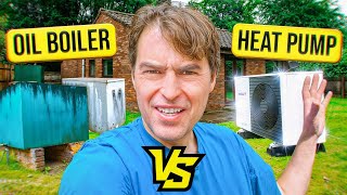 Heat Pump vs Oil Boiler Its a no brainer [upl. by Konstantine]