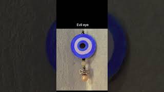 Hanging evil eyeshortsfeed artandcraft decor ytshorts [upl. by Eidderf]