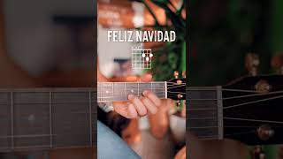 Feliz Navidad Guitar Tutorial  Christmas Song Guitar Lesson [upl. by Acireit]