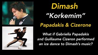 Ice dancing of Papadakis and Cizeron set to Dimash Kudaibergen singing “Korkemim My Beauty” [upl. by Celtic413]