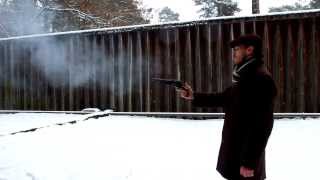 Shooting Remington 1858 New Army cal 44 [upl. by Nimaynib9]