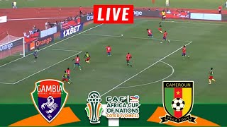 🔴LIVE Gambia vs Cameroon LIVE  CAF African Cup Of Nations 2024  Match Today⚽🎬 [upl. by Slade]