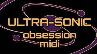 UltraSonic  Obsession midi sequence cover instrumental backing track [upl. by Niwrad]