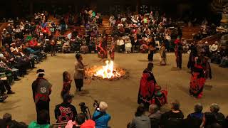 Paddle dance Chief Galasta̱wikw Memorial Potlatch [upl. by Zsolway]