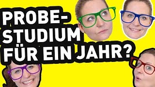 Probestudium für ein Jahr  Studienberatung2go [upl. by Nohsauq]